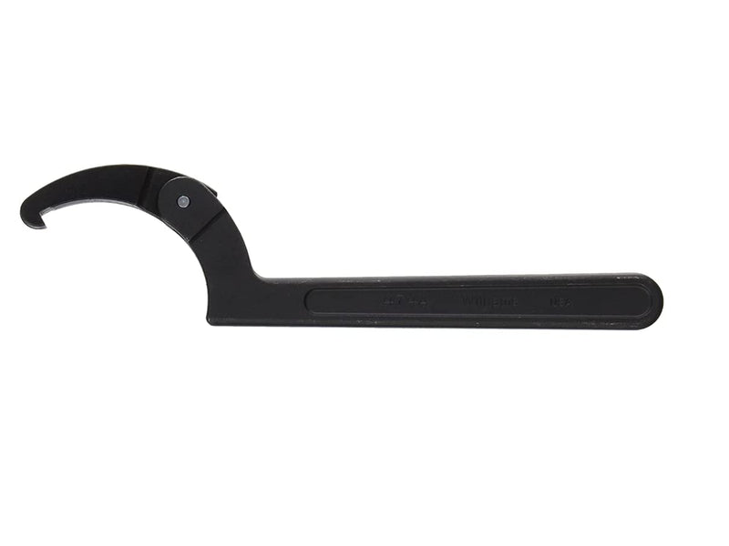 Williams JHW474 Adjustable Hook Spanner Wrench with Span Diameter of 2 to 4-3/4-Inch, Ideal for Adjusting Collars, Lock Nut Rings, and Bearings Span Diameter: 2 to 4 3/4 Inch
