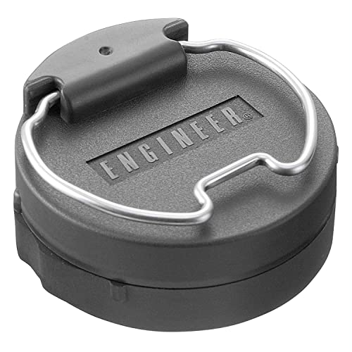 Portable Soldering Iron tip Sponge Cleaner, Watertight/airtight Carry case with Integrated Soldering Iron 'Rest bar'. Made in Japan. ENGINEER ss-05 Black