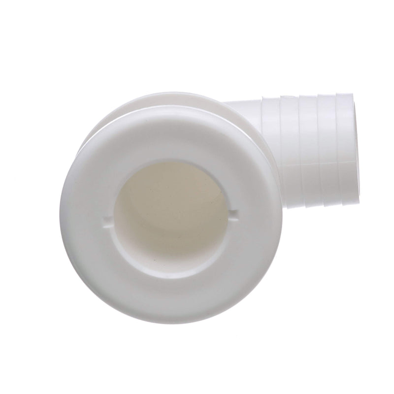 Seachoice 90-Degree Thru Hull Fitting 1-1/2 In. ID Hose, 1-3/8 In. Max Hull