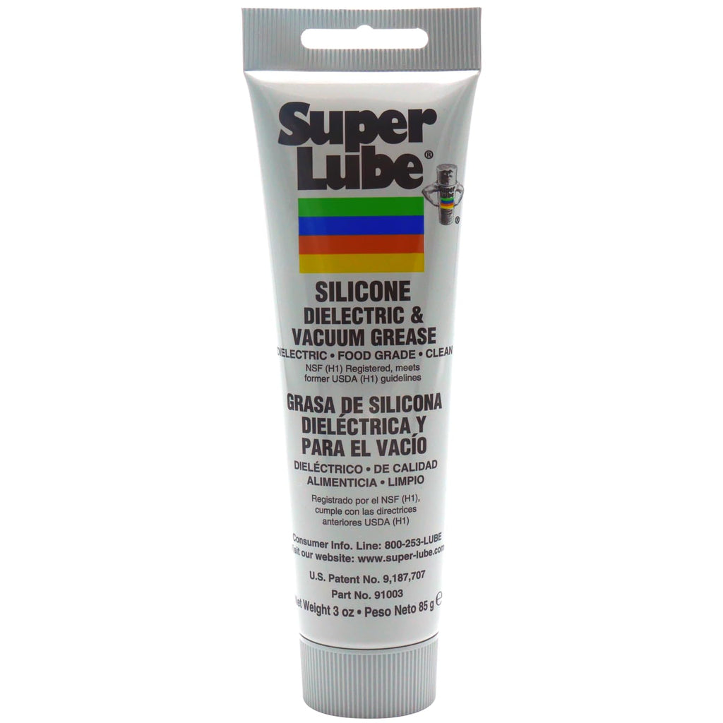 Super Lube 91003 Silicone High-Dielectric and Vacuum Grease, 3 oz. 3oz Tube