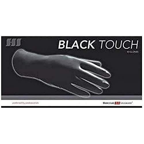Hercules Sägemann Black Touch Gloves Size L, Pack of 1 L (Pack of 10)