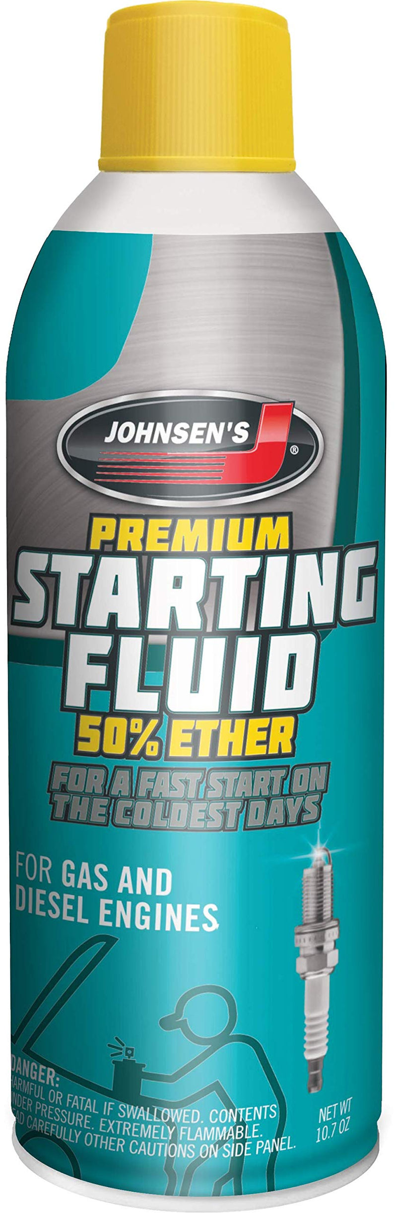 Johnsen's 6752 Premium Starting Fluid -10.7 oz 10.7 Ounce