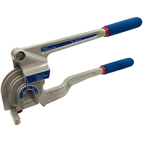 Imperial Tool 370FH Triple Head 180 Degree Tube Bender, 3/16”, 1/4”, 3/8”, and 1/2” w/o Roto-Lok Indexing Handle