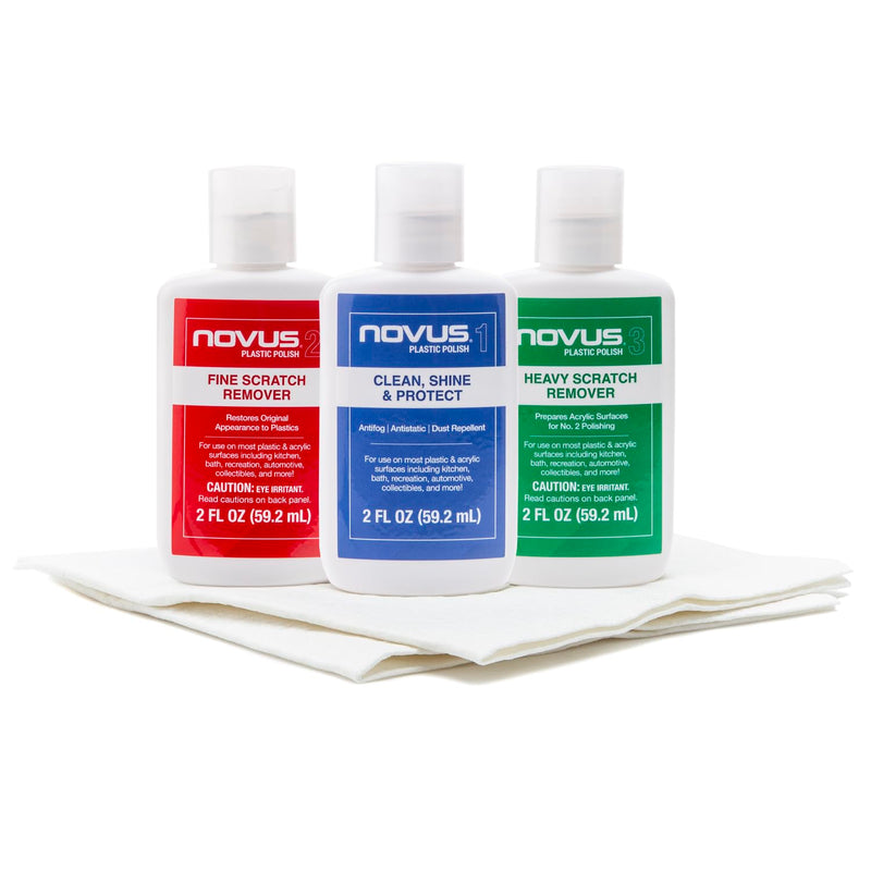 Novus 7136 Plastic Polish Kit - 2 oz.