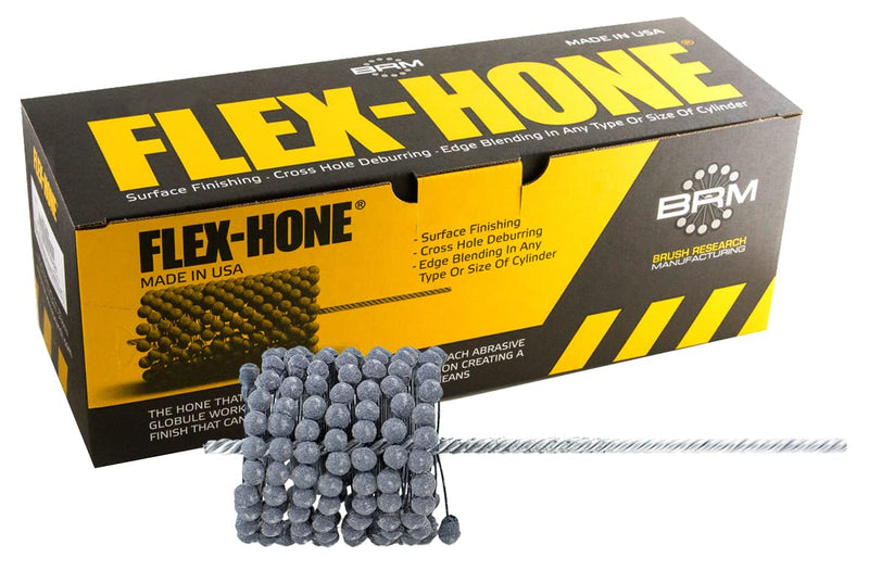 Brush Research GB45812 FLEX-HONE®, 4-5/8" (117mm) Diameter, 120 Grit, Silicon Carbide, For Mild Steel, Stainless Steel, Cast Iron and Softer Ferrous Materials 4.625" (117mm)