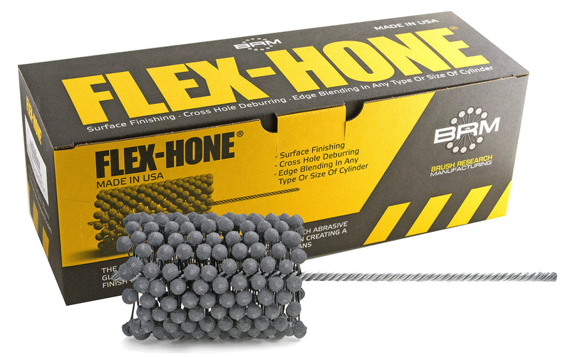 Brush Research GBD33424 FLEX-HONE®, 3-3/4" (95mm) Diameter, 240 Grit, Silicon Carbide, For Mild Steel, Stainless Steel Cast Iron and Softer Ferrous Materials 3.750" (95mm)