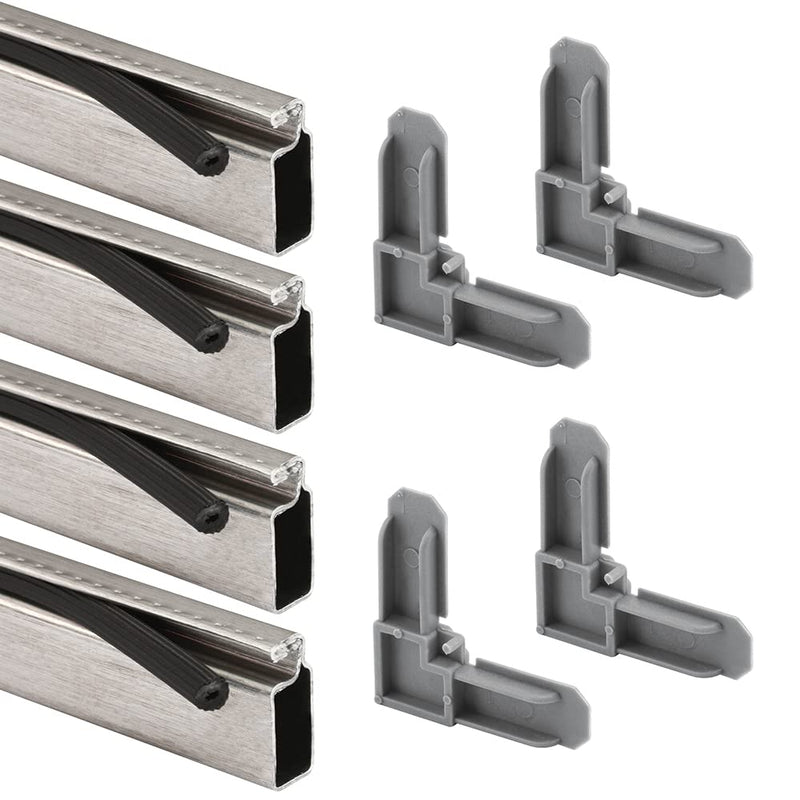 Prime-Line PL 7803 Screen Frame Kit, 5/16 In. x 3/4 In. x 36 In., Aluminum, Mill Finish (1 Kit)