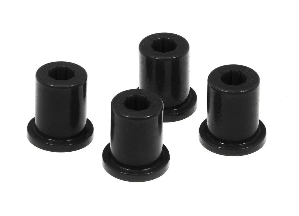 Prothane 1-802-BL Black Rear Frame Shackle Bushing Kit for CJ5 and CJ7