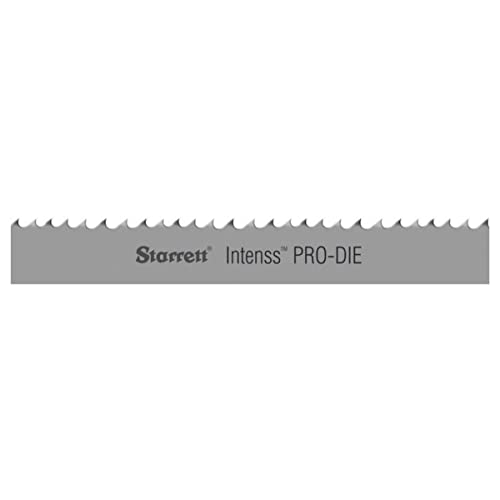 Starrett Intenss PRO-DIE Bi-Metal Band Saw Blade, 5' 4.5" L x 1/2" W 64.5 Inches 1/2 inches 8-12 Teeth per Inch 0.025 Inches 99165-05-04-1/2