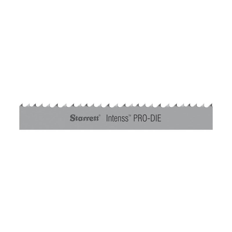 Starrett Intenss PRO-DIE Bi-Metal Band Saw Blade with M-42 Cobalt HSS Teeth - Ideal for Tool, Die and Mold Steels - 5 Ft. 4-1/2", 1/2 x .025 x 14-18/P - 99188-05-04-1/2
