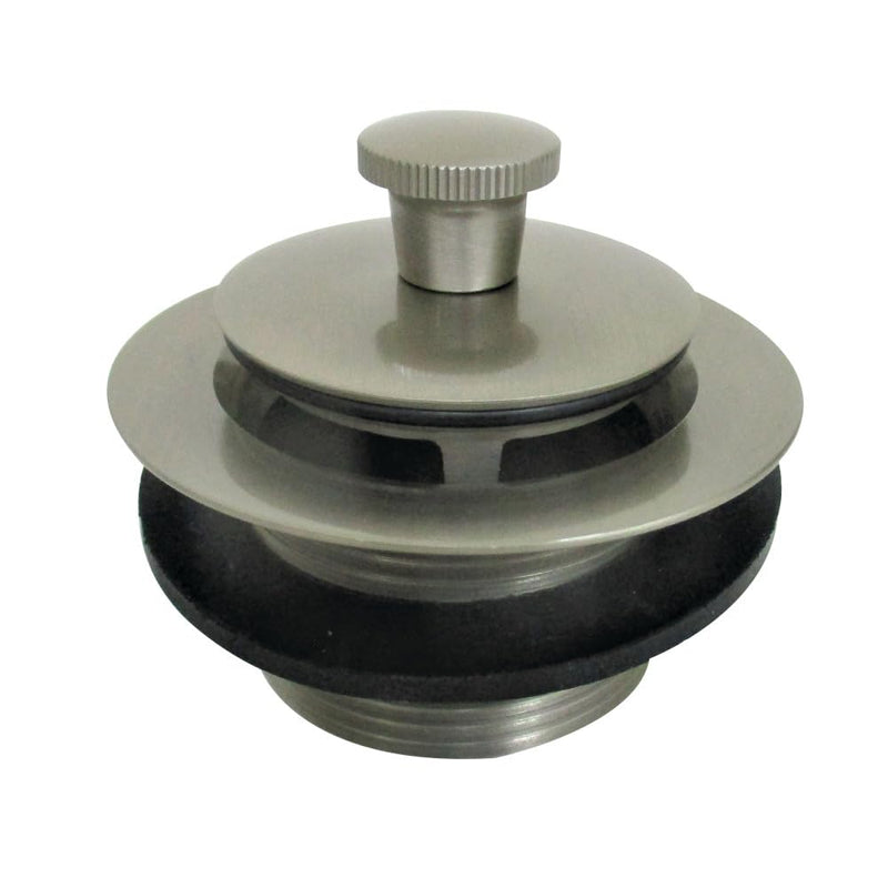 Kingston Brass DLL208 Lift and Lock Bath Tub Drain, Brushed Nickel