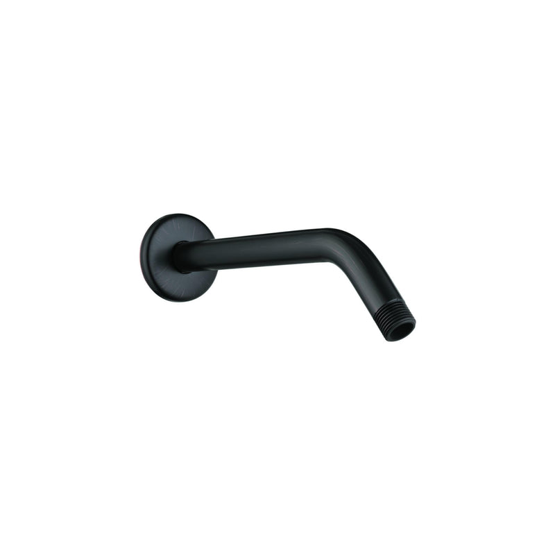 hansgrohe Extended Length 9-inch Modern Showerarm in Rubbed Bronze, for Wall Mount Showerhead, 04186923