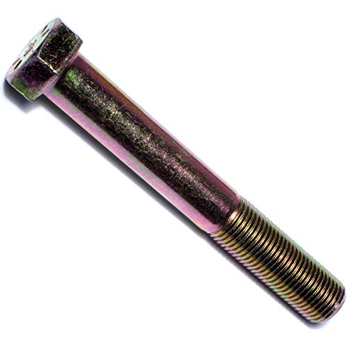 Hard-to-Find Fastener 014973254360 Grade 8 Fine Hex Cap Screws, 9/16-18 x 4, Piece-5,yellow 9/16-18 x 4-Inch