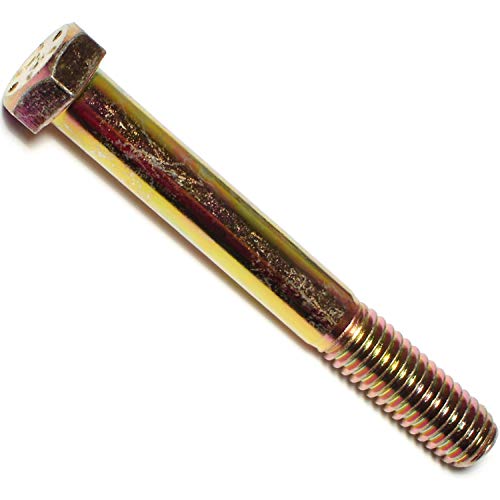 Hard-to-Find Fastener Grade 8 Hex Cap Coarse Large Bolts, Bulk Pack, Steel Hex Bolts for Construction, Home Improvement, 3/8-16 x 3, Pack of 25