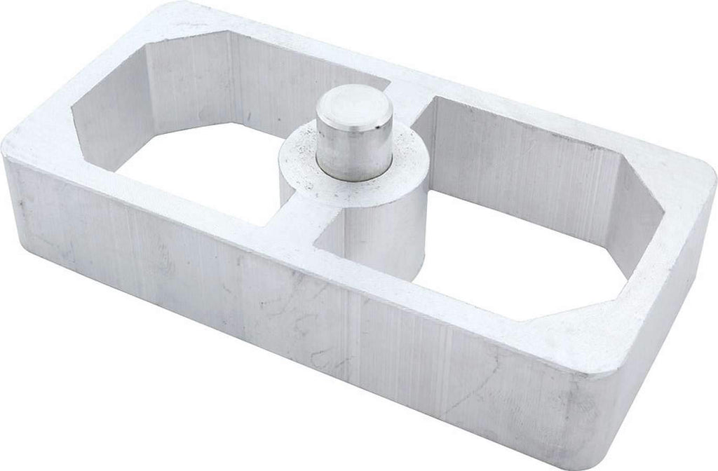 Allstar Performance ALL56130 2.5" Wide x 5" Long x 1.00" High 9/16" Pin Diameter Extruded Aluminum Lowering Block, SILVER 1"