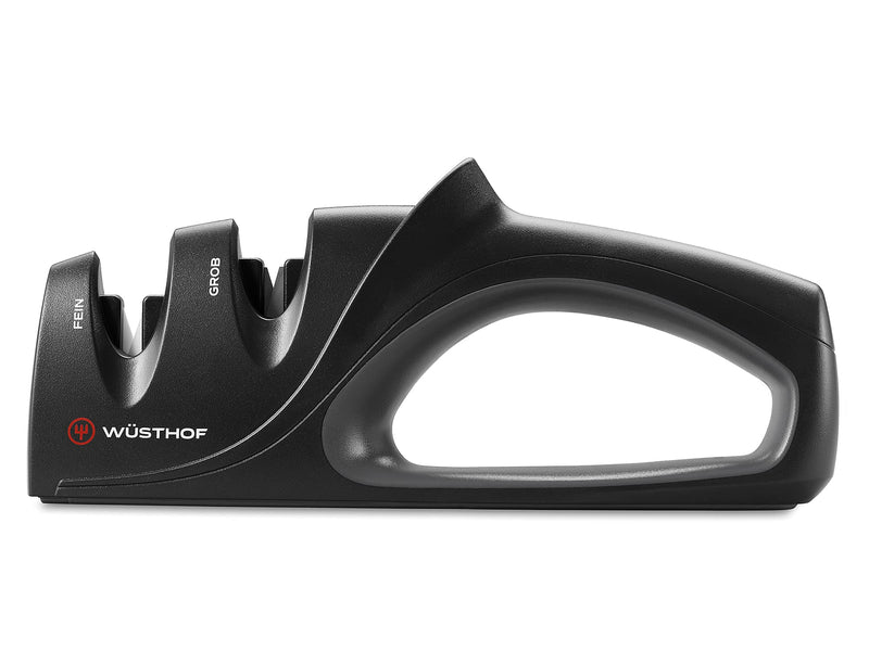 WÜSTHOF 2-Stage Hand-Held Sharpener, Black Two-Stage