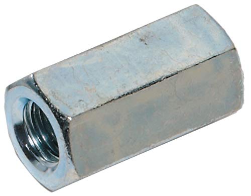 Hillman Zinc-Plated Carbon Steel Coupling Nuts 3/4-10, USS Coarse Thread 3/4"-10 10-Pack