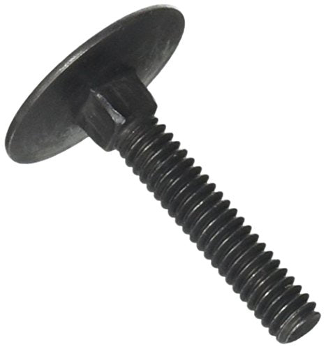 Hillman Elevator Bolt Flat Head Plain Black Phosphate Coarse Thread 1/4"-20 x 1-1/2" Black – 100 Pack