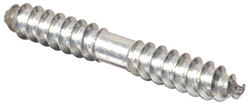 Hillman Zinc-Plated Carbon Steel Double-End Dowel Screws 5/16 x 2-1/2-Inch