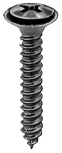 100#8 X 1" Phillips Oval #6 Head Sems Flush Washer