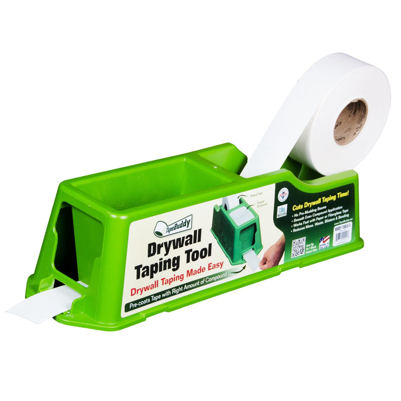 Buddy Tools TapeBuddy Drywall Taping Tool | Simplifies Drywall Banjo Taping - Reliable & Efficient Tape Dispenser for DIYers - Easy to Use - Reduces Mess and Waste