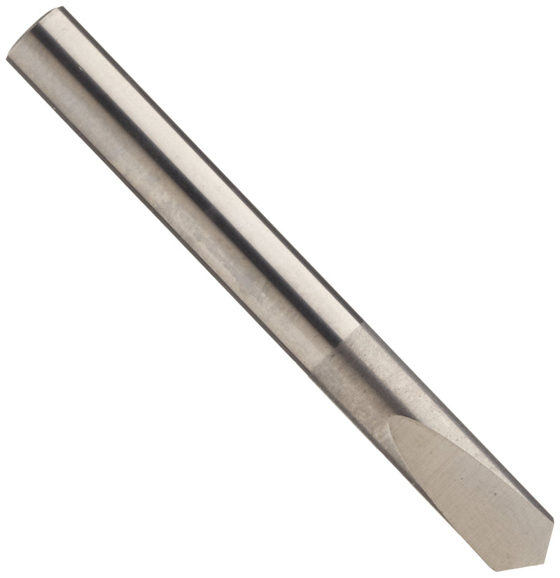 Chicago Latrobe 780 Solid Carbide Spade Drill Bit, Uncoated (Bright) Finish, Round Shank, 118 Degree Conventional Point, 1/4" Size 1/4 in