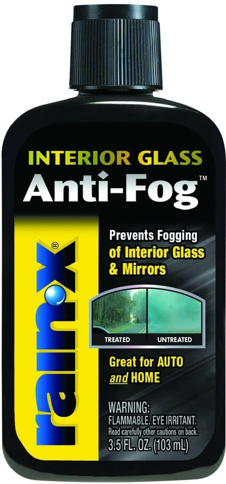 Rain-X Anti Fog, 3.5 Ounces, Clear 3.5 Fl Oz (Pack of 1)