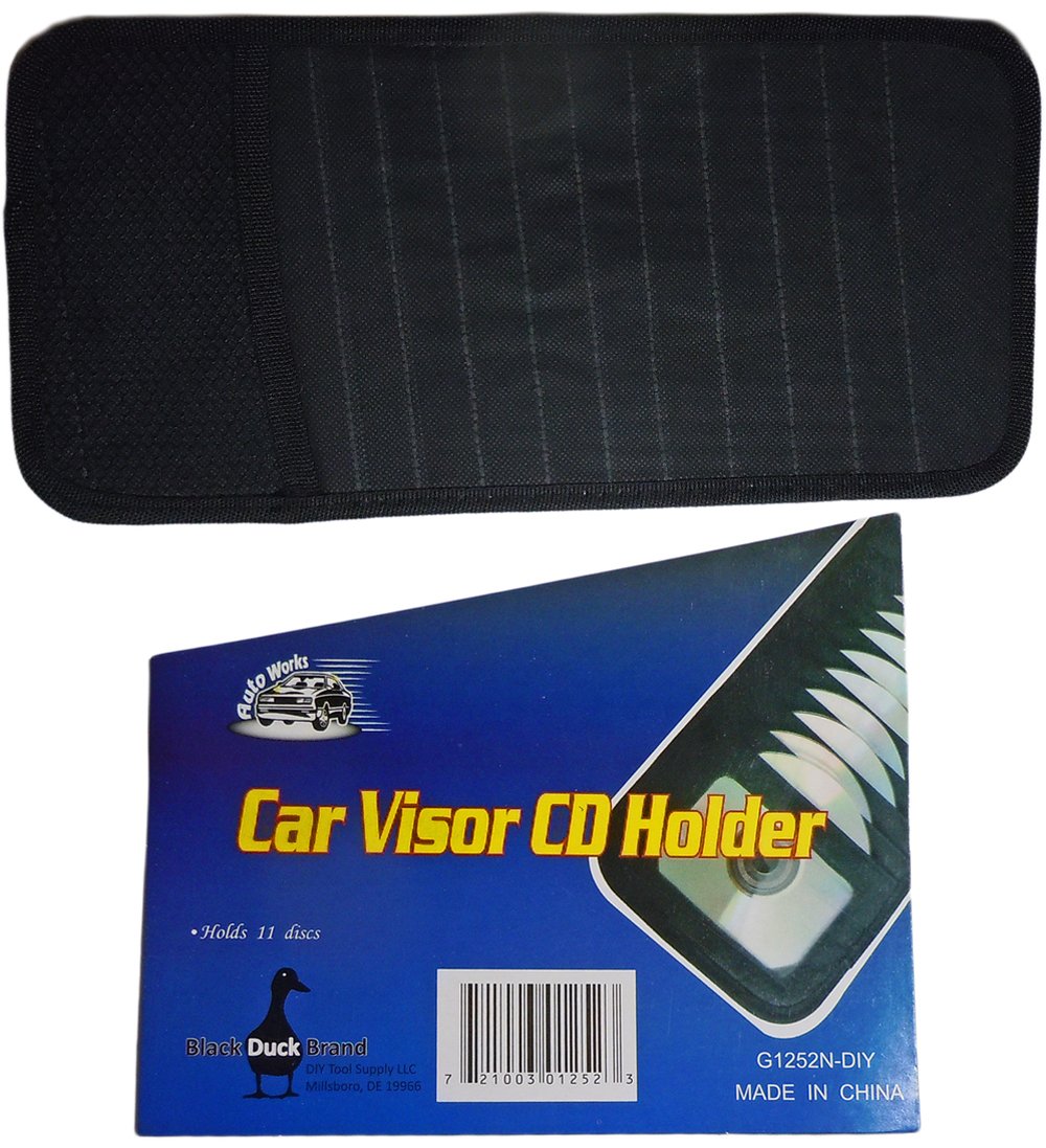 1 X Car Auto Truck Sun Visor 11 CD or DVD Holder Organizer Holder Case