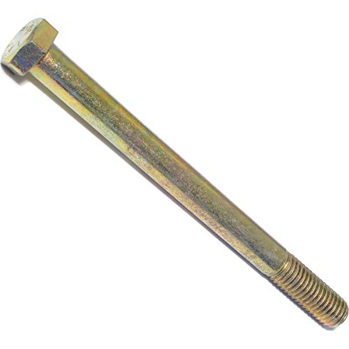 Hard-To-Find Fastener Grade 8 Hex Cap Coarse Large Bolts, Bulk Pack, Steel Hex Bolts for Construction, Home Improvement, 1/2-13 x 6, Pack of 10