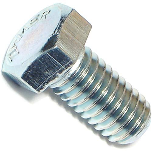 Hard-to-Find Fastener Zinc Coarse Thread Grade 2/A307 Hex Bolts, Durable & Versatile Stainless Steel Hex Bolts for Machinery, Automotive, Construction, 3/8-16 x 3/4, Pack of 100