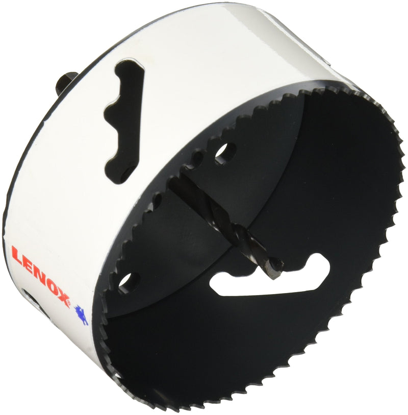 Lenox Tools - 1773006 Bi-Metal Speed Slot Arbored Hole Saw with T3 Technology, 4-1/2" 4-1/2-Inch