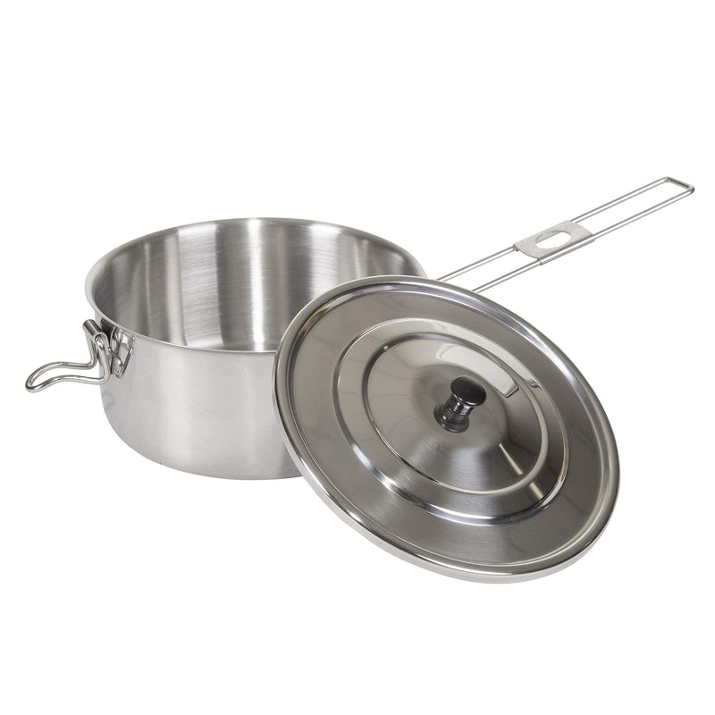 Stansport Solo Stainless Steel Cook Pot 1.1 Quarts