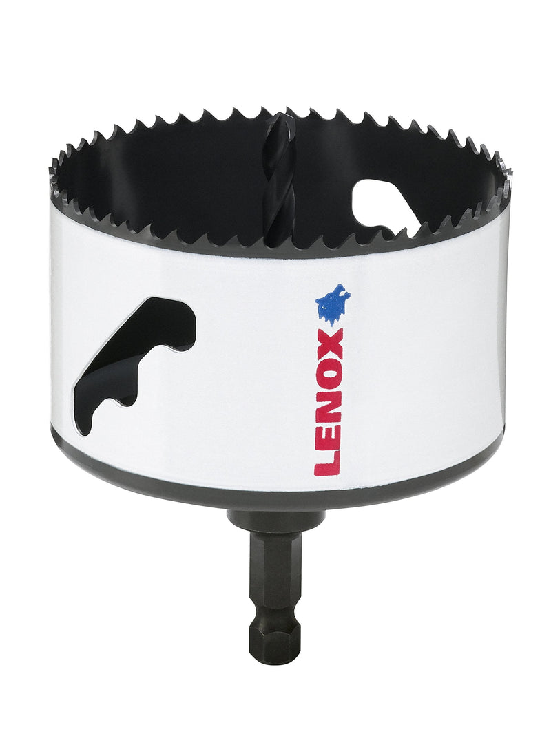 LENOX Tools Hole Saw, Bi-Metal, Speed Slot, Arbored, 3-3/8-Inch (1772945) One Size