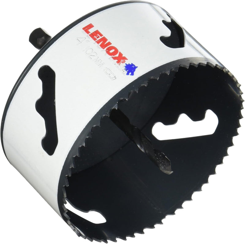 LENOX Tools Hole Saw, Bi-Metal, Speed Slot, Arbored, 4-Inch (1773002) One Size