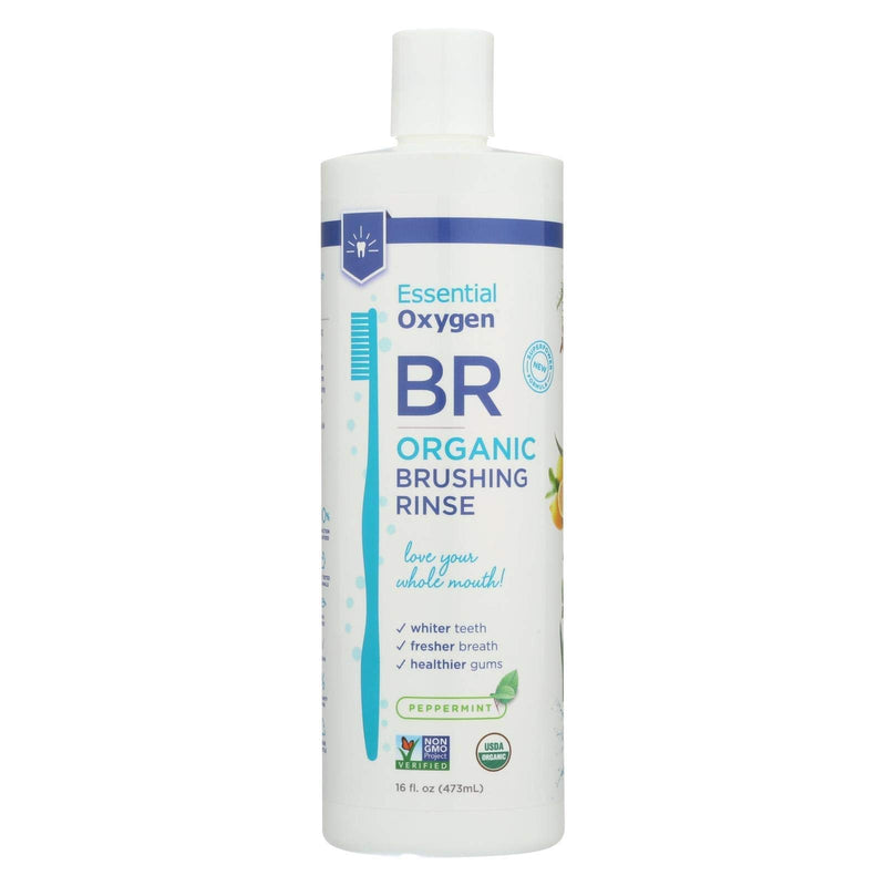 ESSENTIAL OXYGEN BRUSHING RINSE,OG2,PPRMNT, 16 Fl Oz pack 3