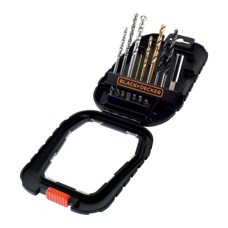 Black and Decker 16 Piece Accessory Drill and Bit Kit Screwdriver
