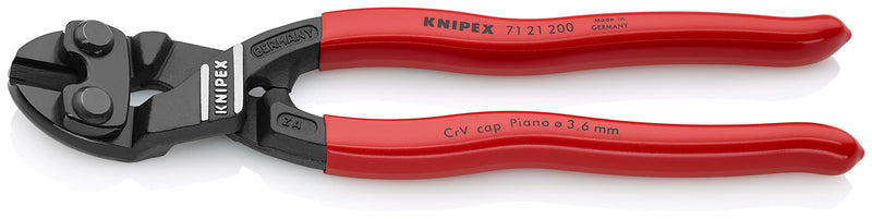 KNIPEX 71 21 200 Angeled High Leverage CoBolt Cutters