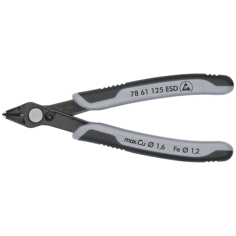 KNIPEX Tools - Electronics Super Knips, ESD (7861125ESD), 5-Inch