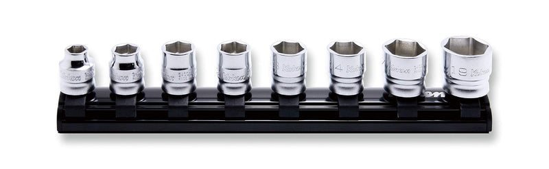 Ko-ken RS3400MZ/8 3/8 Sq. Dr. Socket set 8-19mm 6 point 200mm Z-series 8 pieces One Size 8 pack