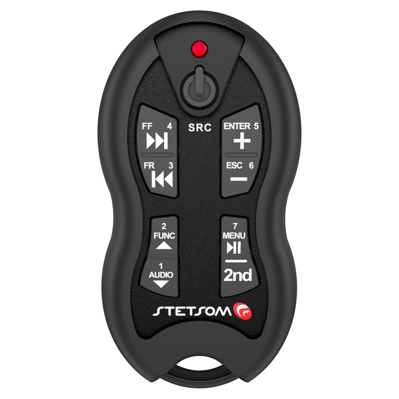 Stetsom SX2 Long Range Universal Infra-Red Remote Control 16 Function (Black) Standard Packaging