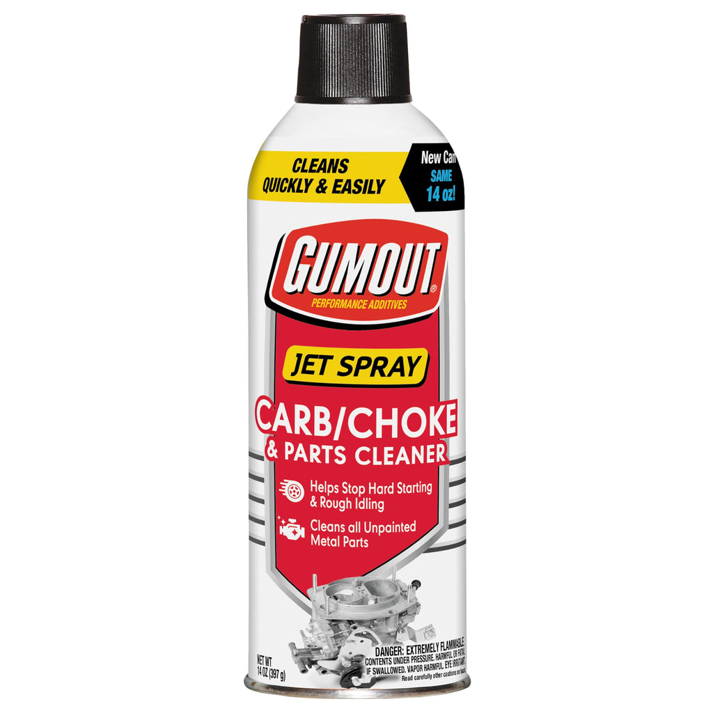 Gumout 800002231 Carb / Choke And Parts Cleaner, 14 oz. - Cleans Carburetor, Brakes And All Unpainted Metal Parts of Gum, Varnish, Oil And Other Contaminants 14 Ounce (Pack of 1) Carb and Choke Cleaner