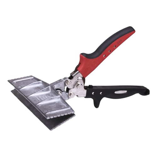 Malco S9R 9" Hand Seamer – 9-Inch Die Cast Zinc Jaws for Aluminum Roof Flashing, Coil Stock & Fascia | 7:1 Compound Leverage | Ergonomic Redline Handle