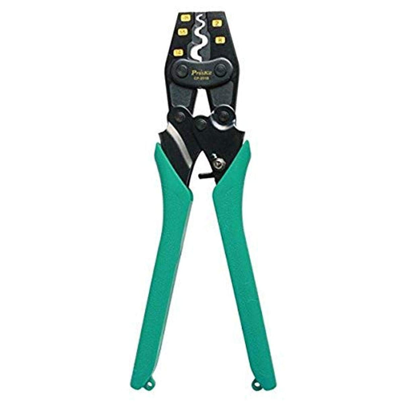 Pro'sKit CP-251B Ratcheted Crimper for Non-Insulated Terminals, AWG 22-6
