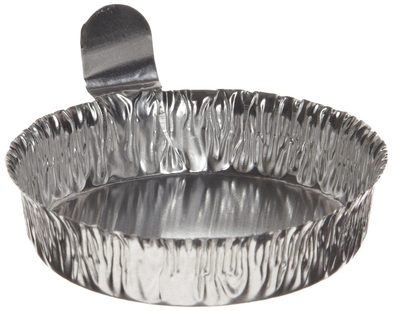 Heathrow Scientific HD14521C Aluminum Large Weighing Boat, 70mm Diameter x 16mm Height (Pack of 100)