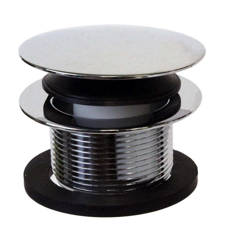 Westbrass D398R-26 1-1/2" NPSM Coarse Thread Mushroom Tip-Toe Bathtub Drain Stopper, Polished Chrome 1-Pack