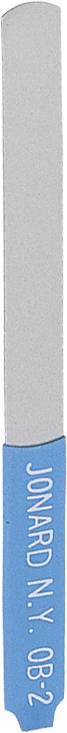 Jonard OB-2/12 Burnisher with Blue Plastic Insulated Handle, for Fine Contacts, 3" Length x 1/4" Width x 0.007" Thickness (Pack of 12) 3" Length x 1/4" Width x 0.007" Thickness, Blue Handle