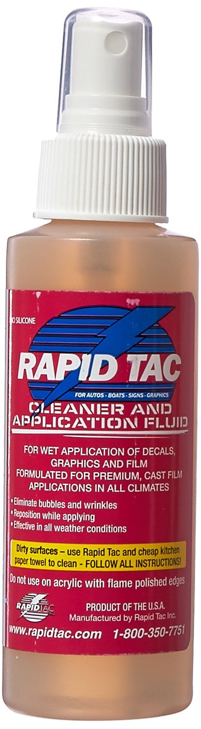 Application Fluid for Vinyl Wraps Decals Stickers 4oz Sprayer 4 oz