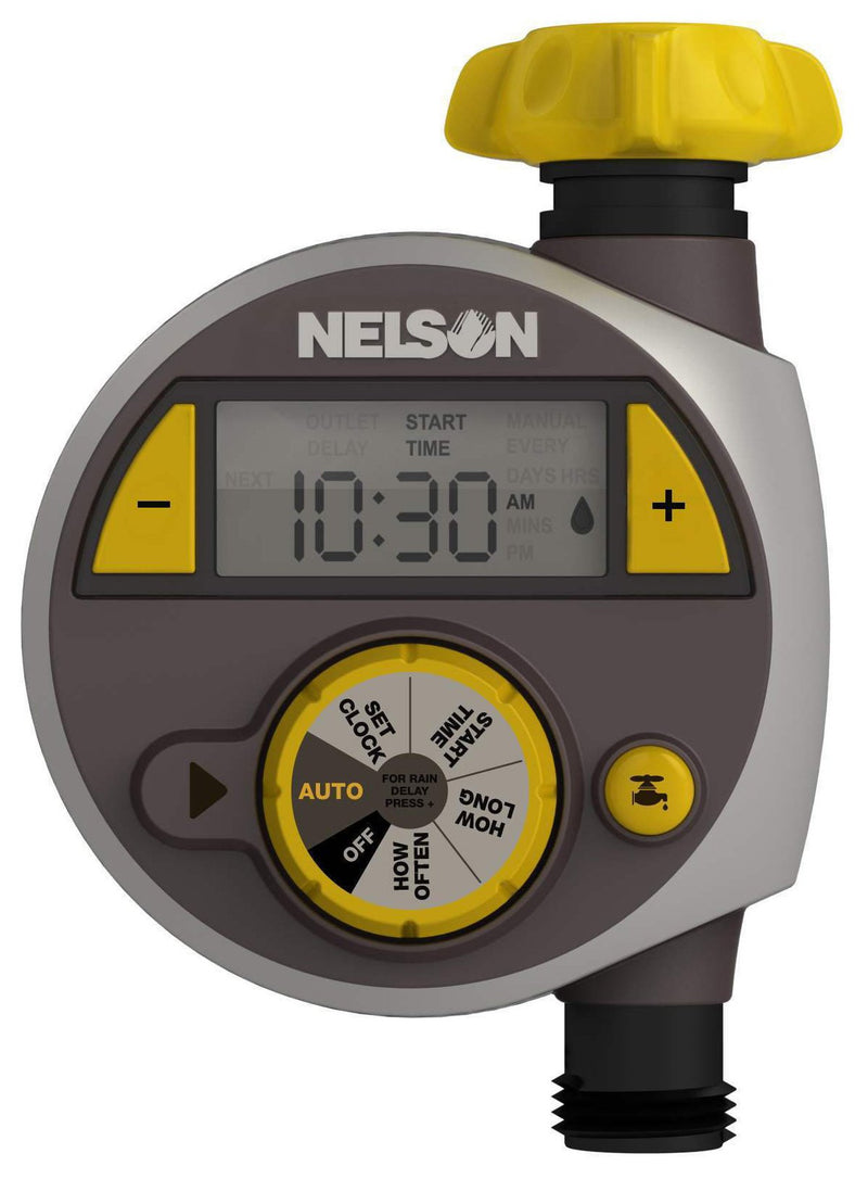 Nelson 56607 Timer with LCD Screen, Large,Gray