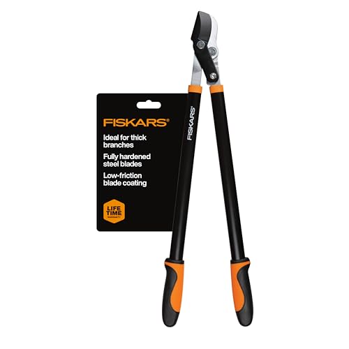 Fiskars 28" Power-Lever Garden Bypass Loppers, 1.75" Cut Capacity 28" Lopper