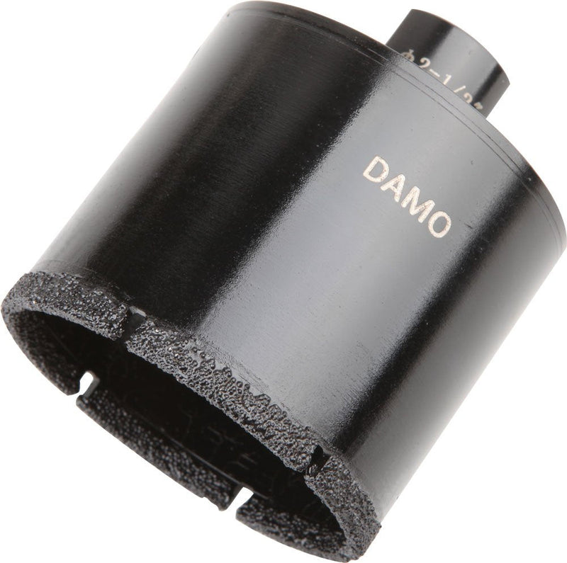 DAMO 2-1/2 inch Diamond Core Drill Bit for Porcelain, Ceramic, Tile, Quartzite, Granite, Marble, Stone & Brick, Hole Saw 64mm 64mm 2-1/2"